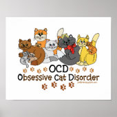 Obsessive Cat-Störung Poster (Vorne)
