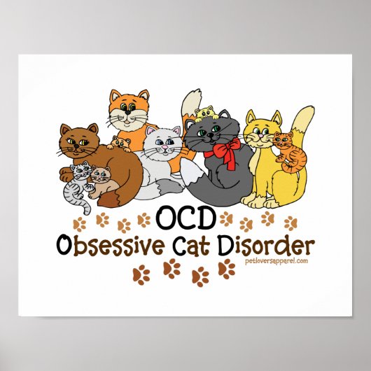 Obsessive Cat-Störung Poster (Vorne)