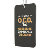 Obsessive Chihuahua Disorder Chihuahua Autolufterfrischer (Links)