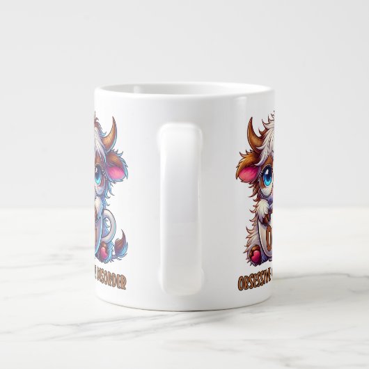 Obsessive Coffee Disorder Jumbo-Tasse (Rückseite)