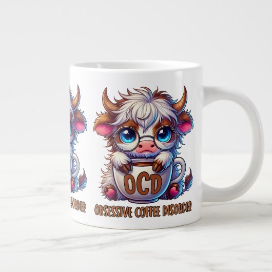 Obsessive Coffee Disorder Jumbo-Tasse (Rechts)