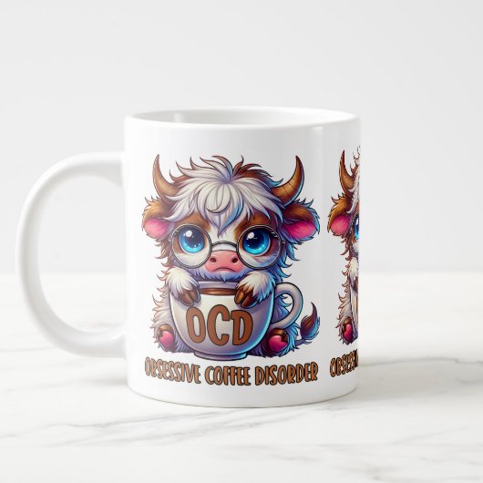 Obsessive Coffee Disorder Jumbo-Tasse (Links)