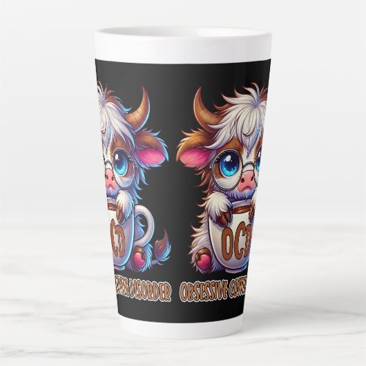 Obsessive Coffee Disorder Milchtasse (Vorderseite)