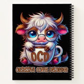 Obsessive Coffee Disorder  Notizblock (Rückseite)