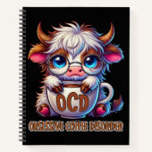 Obsessive Coffee Disorder  Notizblock (Vorderseite)