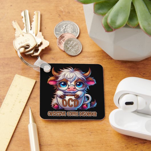 Obsessive Coffee Disorder Schlüsselanhänger (Schreibtisch)