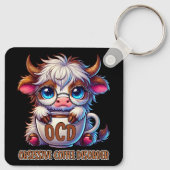 Obsessive Coffee Disorder Schlüsselanhänger (Rückseite)