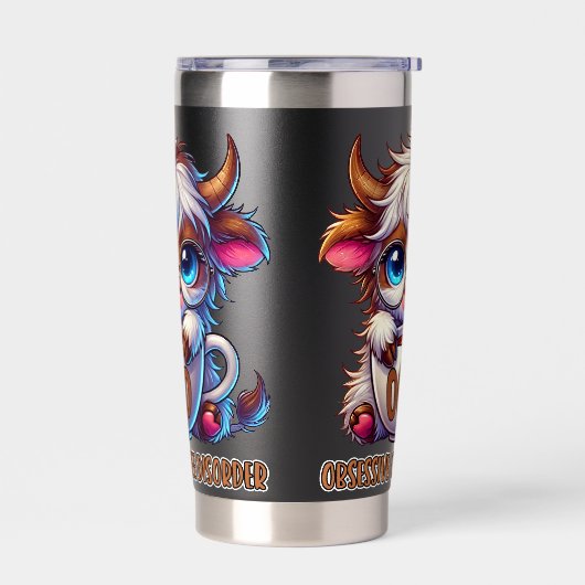 Obsessive Coffee Disorder Thermobecher (Links)