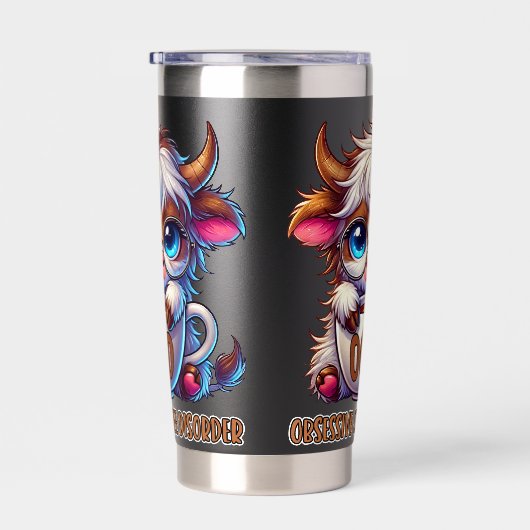 Obsessive Coffee Disorder Thermobecher (Rechts)