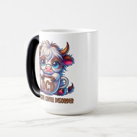 Obsessive Coffee Disorder  Verwandlungstasse (Vorderseite Links)