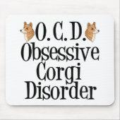 Obsessive Corgi-Störung Mousepad (Vorne)