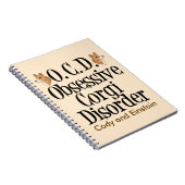 Obsessive Corgi-Störung Notizblock (Rechte Seite)