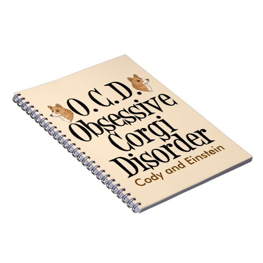 Obsessive Corgi-Störung Notizblock (Rechte Seite)