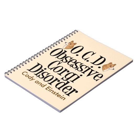 Obsessive Corgi-Störung Notizblock (Linke Seite)