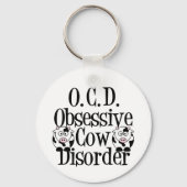 Obsessive Cow Disorder Schlüsselanhänger (Rückseite)