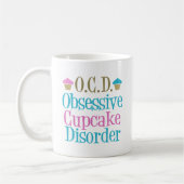 Obsessive Cupcake-Störung Kaffeetasse (Links)