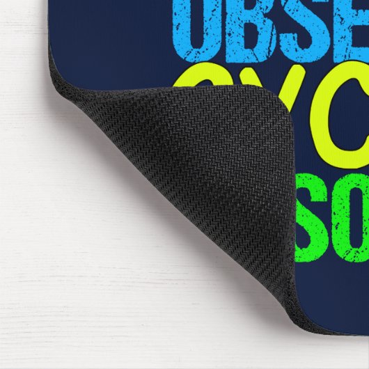 Obsessive Cycling-Störung Funny Cyclist Mousepad (Ecke)