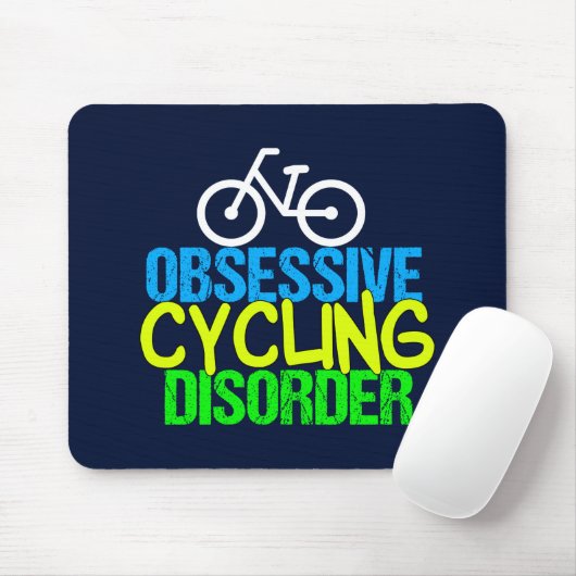 Obsessive Cycling-Störung Funny Cyclist Mousepad (Mit Mouse)