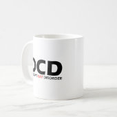Obsessive Katzenkrankheit Kaffeetasse (Vorderseite Links)