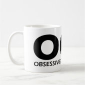 Obsessive Katzenkrankheit Kaffeetasse (Links)