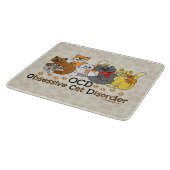 Obsessive Katzenkrankheit Schneidebrett (Ecke)