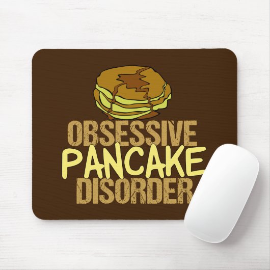 Obsessive Pancake-Störung Funny Breakfast Mousepad (Mit Mouse)