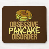 Obsessive Pancake-Störung Funny Breakfast Mousepad (Vorne)