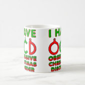 Obsessive Weihnachtskrankheit OCD Funny Mug Kaffeetasse (Mittel)