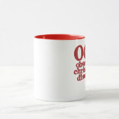 Obsessive Weihnachtskrankheit Tasse (Zentrum)