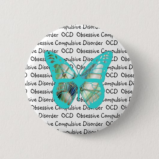 Obsessive Zwangsstörung Button (Vorderseite)