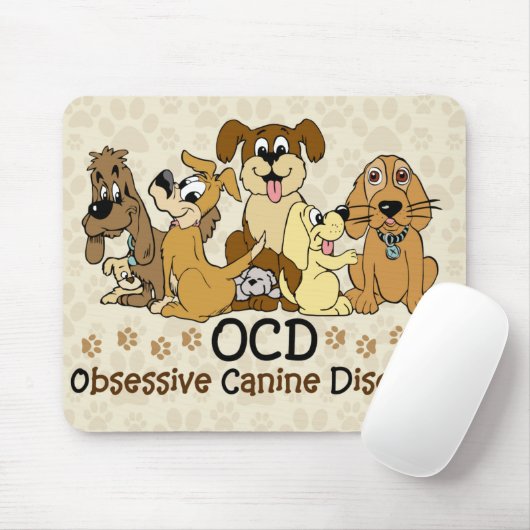 Obsessiver Canin-Syndrom Mousepad (Mit Mouse)