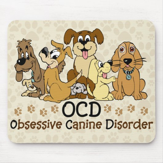 Obsessiver Canin-Syndrom Mousepad (Vorne)