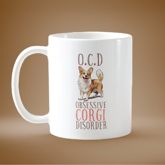 Obsessiver Korgi-Syndrom Kaffeetasse