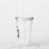 Obsessiver Spaß der Kuh Acryltrinkbecher (Links)