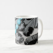 Obsidian Arrowheads & Turquoise Glass Beads Kaffeetasse (VorderseiteRechts)