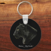 "OBSIDIAN, BLACK PANTHER" Schlüsselkette Schlüsselanhänger (Vorderseite)