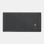 Obsidian Black Royal Society Schreibtischunterlage (Vorderseite)