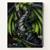 Obsidian Dragon Sketchbook Notizbuch (Rückseite)