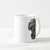Obsidian-Fluss Kaffeetasse (VorderseiteRechts)