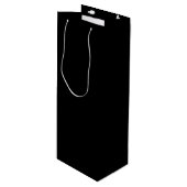 Obsidian Glow Geschenktüte Für Weinflaschen (Vorderseite Schrägansicht)