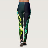 Obsidian Green Fantasy Leggings (Rückseite)
