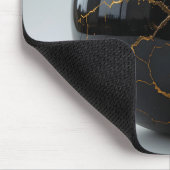 Obsidian Kintsugi Sphere Mousepad (Ecke)