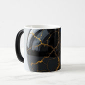 Obsidian Kintsugi Sphere Verwandlungstasse (Vorderseite Links)