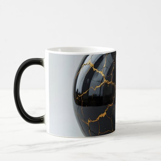 Obsidian Kintsugi Sphere Verwandlungstasse (Links)