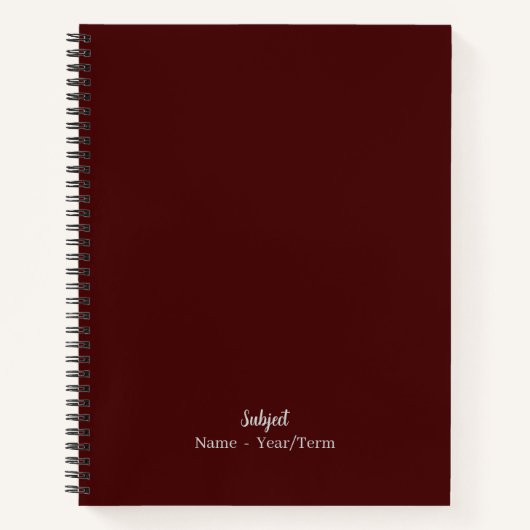 Obsidian Lava Notizblock (Vorderseite)