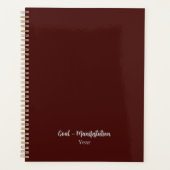 Obsidian Lava Planner Planer (Vorderseite)