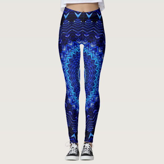 Obsidian-Mandala Leggings (Vorderseite)