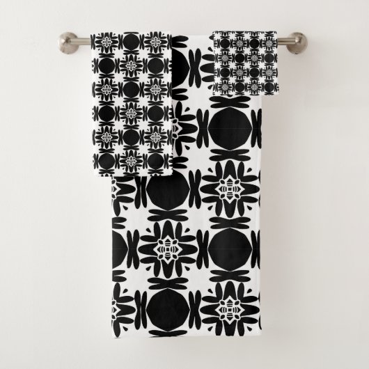 Obsidian-Medaillon Badhandtuch Set (Insitu)