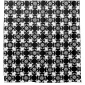 Obsidian-Medaillon Duschvorhang (Vorderseite)