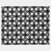 Obsidian-Medaillon Fleecedecke (Vorderseite (Horizontal))